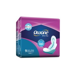 Awane Serviettes Hygiéniques Awane Ultra Fine Normale – 9 Unités