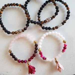 Bracelet pierres semi-précieuses sur-mesure