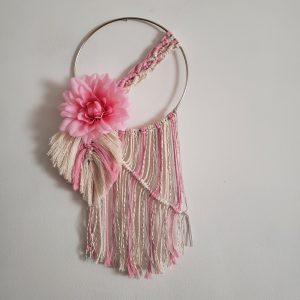 SWEET Collection – Capteurs en macramé (rosé)