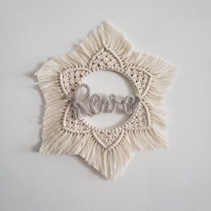Étoile de Rêve en macramé