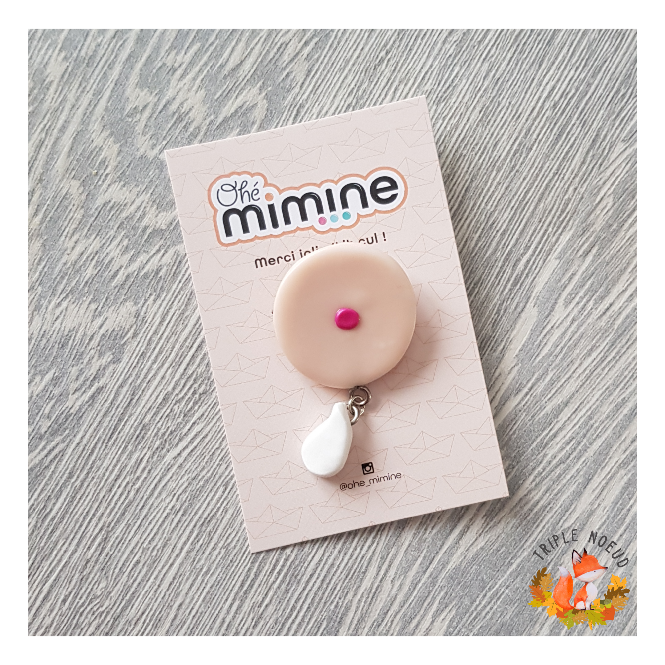 Broche ohé allaitement