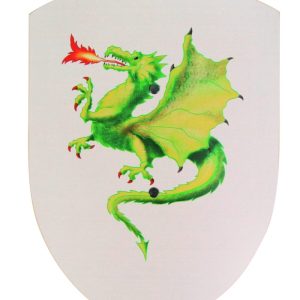 Bouclier dragon vert grand – VAH
