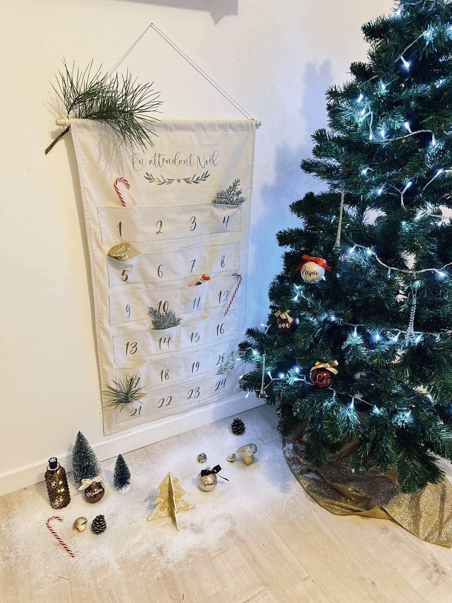 Calendrier de l’avent, lin – Image 5