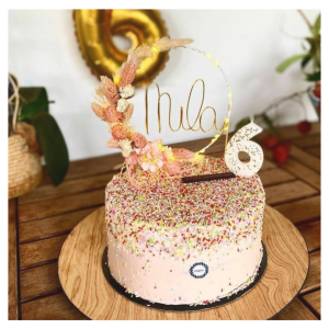 Cake Topper personnalisé / Couronne