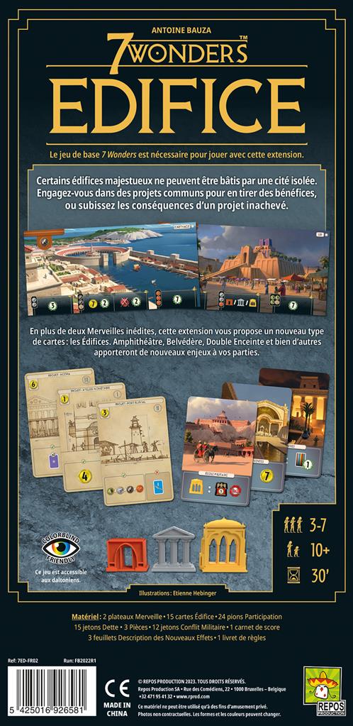 7 WONDERS : EDIFICE (EXT) – Repos production – Image 3