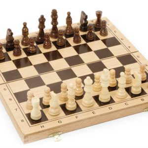 JEU D’ECHECS en bois – COFFRET PLIANT – Jeujura