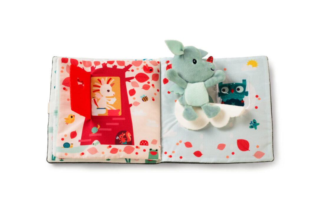 Livre tissu Joe Toc Toc … – Livre d’apprentissage – Lilliputiens 2022 – Image 4