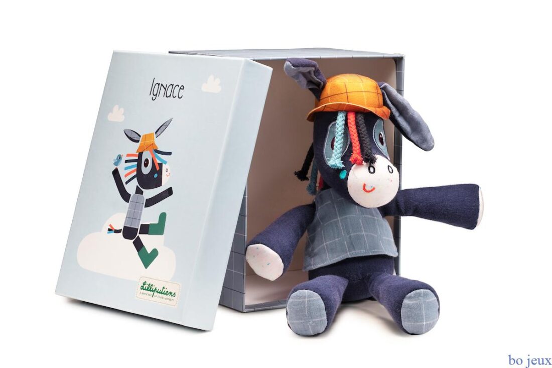 IGNACE PELUCHE CÂLINE – Coton biologique – Lilliputiens 2021