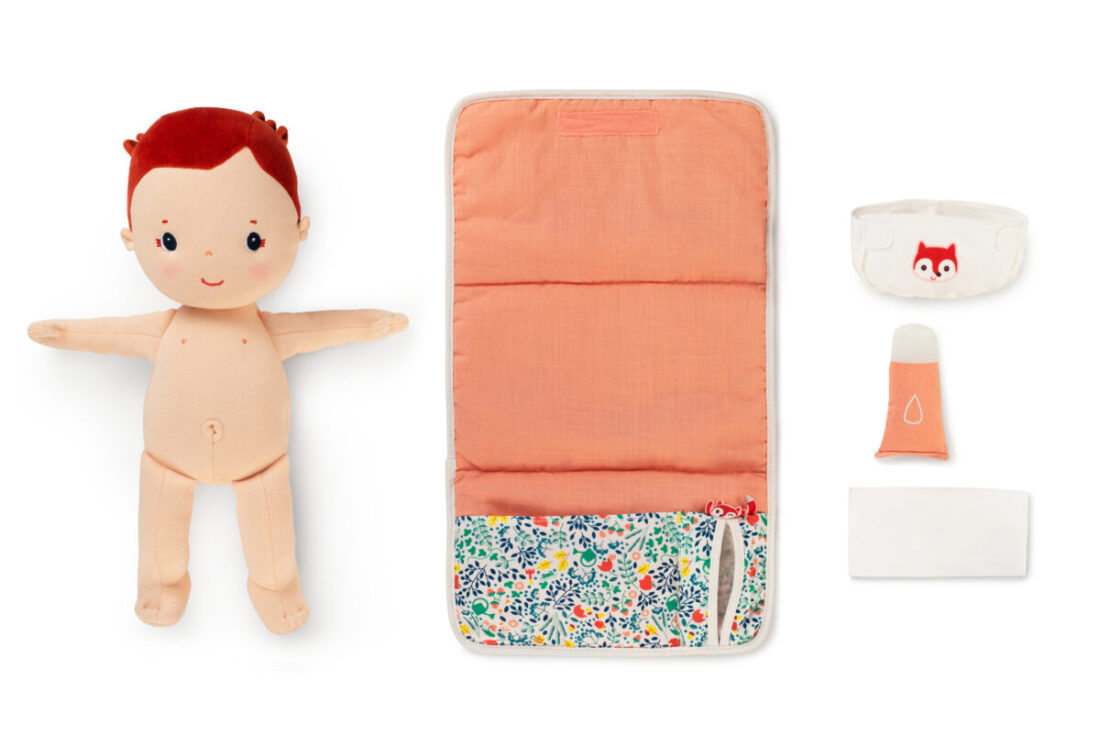 Set à langer motif fleurs – Lilliputiens 2022 – Image 2