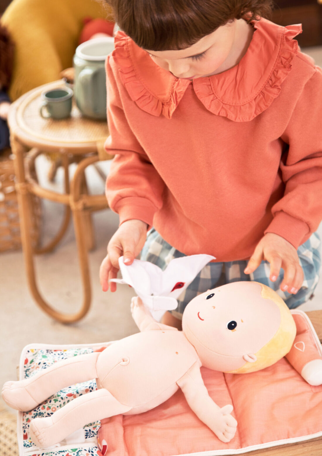 Set à langer motif fleurs – Lilliputiens 2022 – Image 5