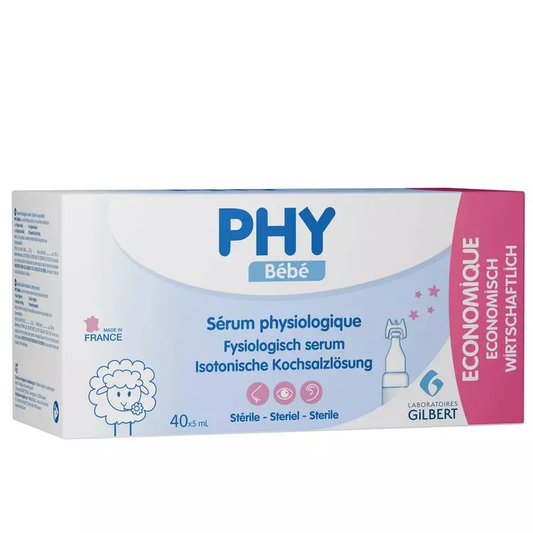 Gilbert PHY Sérum physiologique Bébé 40x5ml
