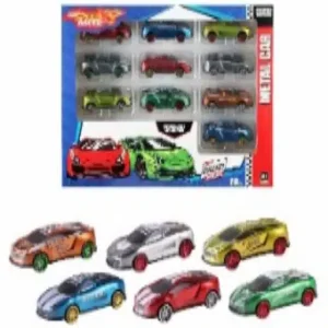 Coffret 10 voitures metalliques Toysan