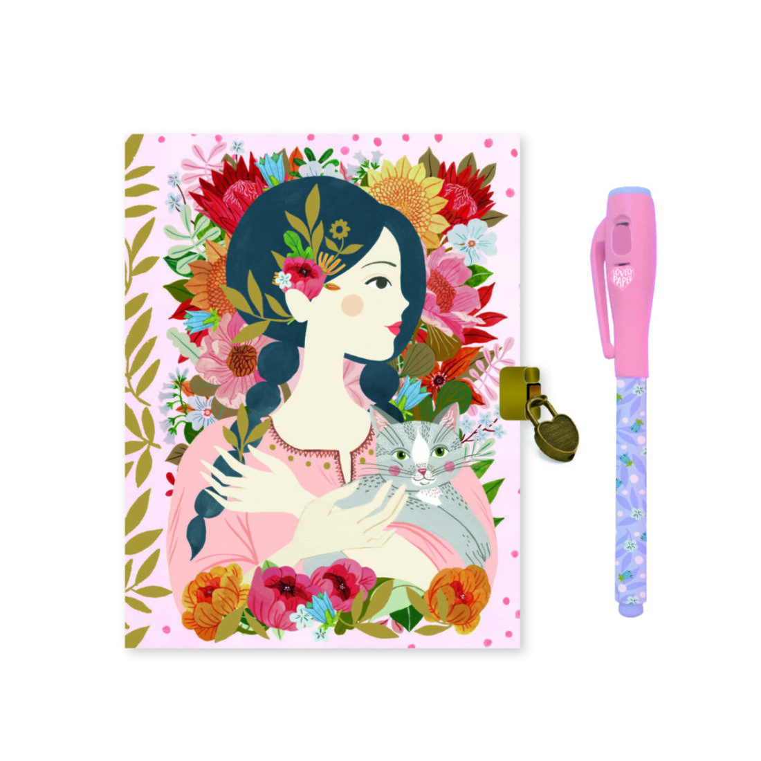 Carnet secret avec feutre magique Oana – Djeco