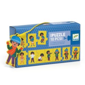 Puzzle frise Je m’habille – Djeco 2022