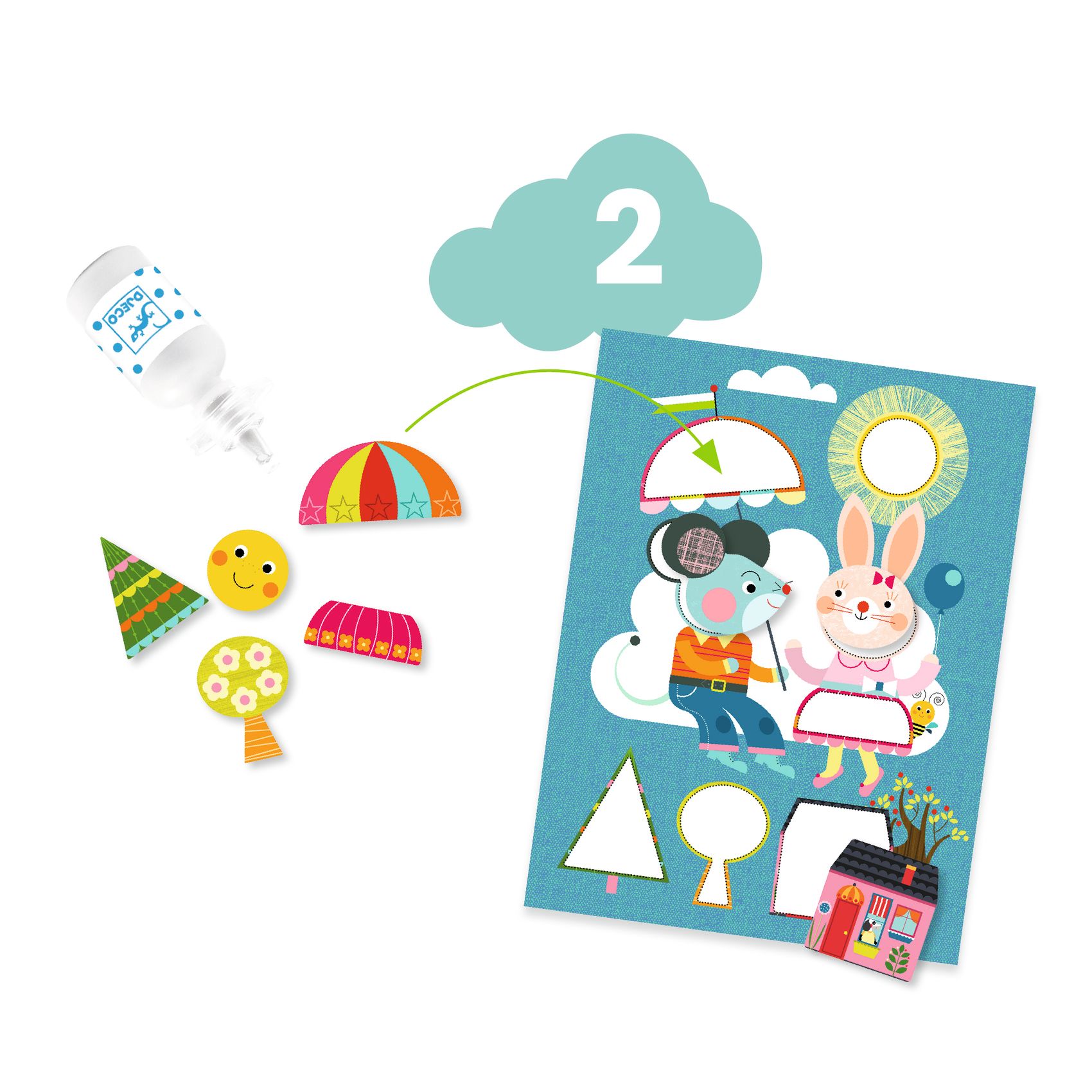 Activité Le chat et ses amis – Djeco – Image 3