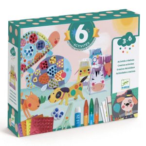 Coffret multi activité – Les animaux et leurs maisons – Djeco 2021