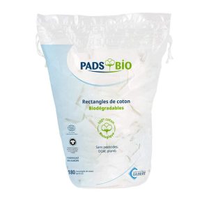 Gilbert Coton pads Bio 180 rectangles