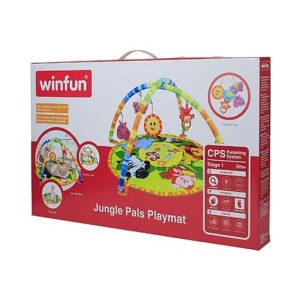 Tapis d&rsquo;éveil amis de la jungle Winfun