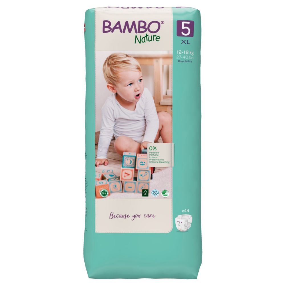 Bambo Nature Couches Taille 5 (12-18kg) 44un