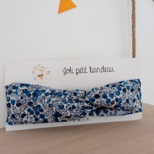 Bandeau, liberty wiltshire bleu