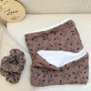 Tour de cou, double gaze Mocka