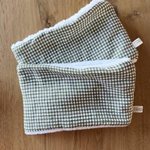 Tour de cou, petit vichy kaki