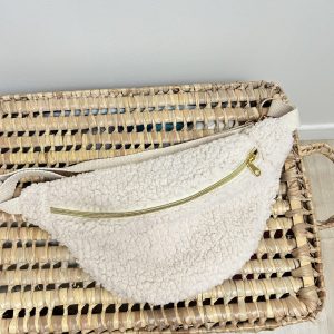 Sac banane, moumoute crème