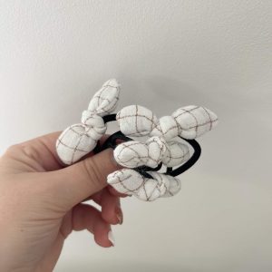 Elastique, double gaze quadrillé