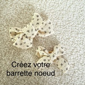 Créez votre barrette noeud