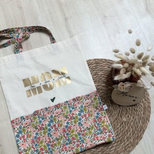 Tote bag, liberty poppy and daisy venus