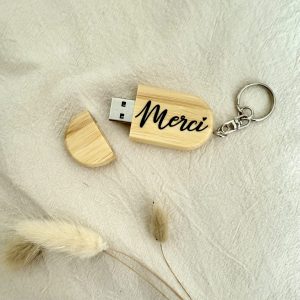 Porte clés USB,  sans noeud