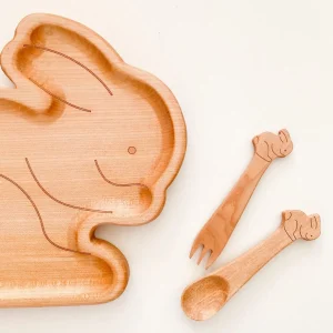 Assiette Animaux en Bois