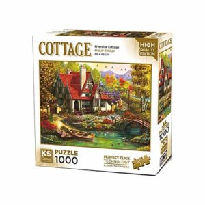 Puzzle 1000pcs Riverside Cottage KSGAMES
