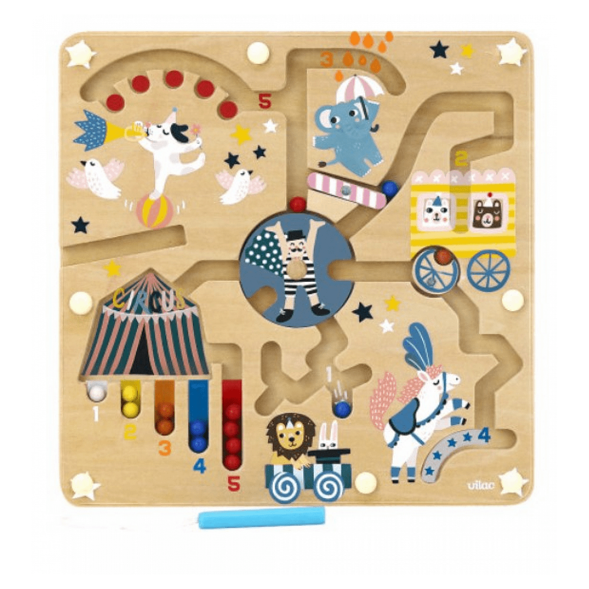 LABYRINTHE MAGNÉTIQUE CIRCUS MICHELLE CARLSLUND – Vilac