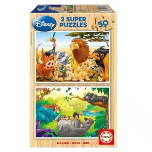Puzzle en bois Roi Lion Educa