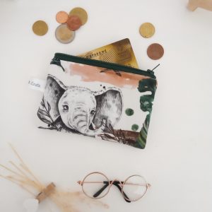 Porte monnaie / porte carte, jungle