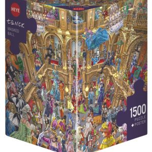 Puzzle 1500p triangular tanck masked ball heye
