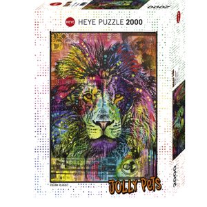 Puzzle 2000p jolly pets lions heart heye