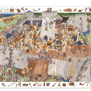 Puzzle Observation Le château fort 100 piéces – Djeco
