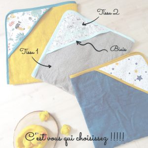 Créez votre cape de bain modèle 1