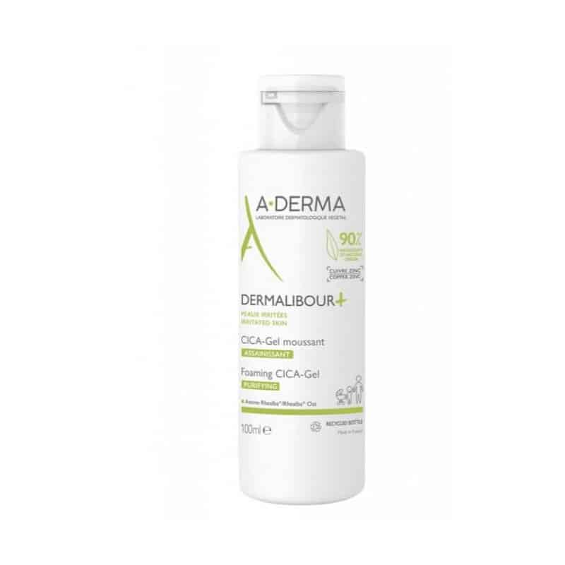 A Derma DERMALIBOUR+ CICA-Gel moussant assainissant