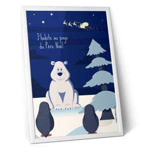 Affiche – Ours blanc sur la banquise