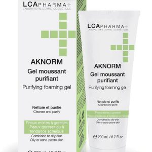 LCA PHARMA AKNORM Gel moussant purifiant جل رغوي منقي من شركة