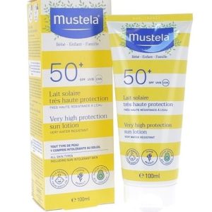 Mustela Lait Solaire Bébé-Enfant SPF 50+ 100ml
