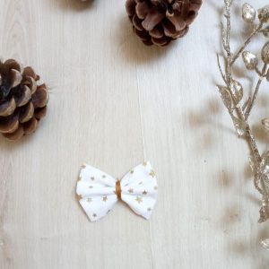 Barrette, étoiles dorées