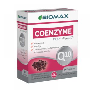 Biomax Coenzyme Q10 B/30 Géllules كبسولات بيوماكس كوإنزيم كيو 10 ب/30