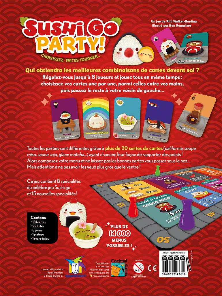 SUSHI GO PARTY ! – Cocktail Games – Image 2