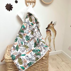 Couverture moumoute, jungle