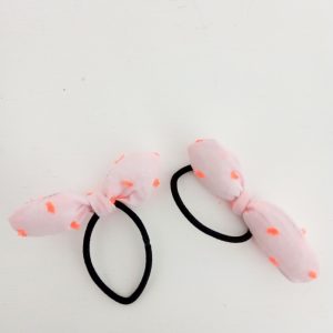 Elastique, plumetis fluo