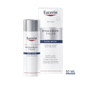 EUCERIN HYALURON-FILLER EXTRA RICHE Soin de Jour 50ML.